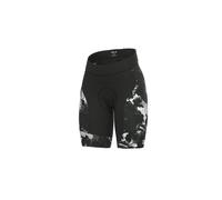 Pantaloncini ciclismo donna senza bretelle ALE' PR-R AMAZZONIA NERO
