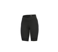 Pantaloncini ciclismo donna senza bretelle ALE' SOLID CLASSICO LL nero-antracite