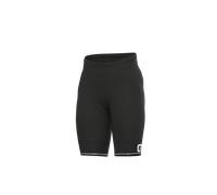 Pantaloncini ciclismo senza bretelle ALE' SOLID CORSA nero-bianco 2024
