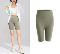 Pantaloncini Ciclistici Donna Elasticizzati Slim M L Nylon Spandex