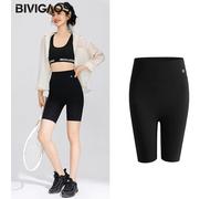 Pantaloncini Ciclistici Donna Elasticizzati Slim M L Nylon Spandex