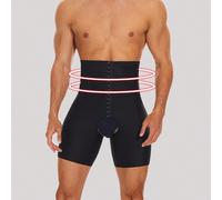 Pantaloncini comodi da uomo con modellatura, doppio strato per snellire l'addome e sollevare il sedere, creano una silhouette perfetta. L,M,S,XL,XXL,XXXLColore unicoTessuto
