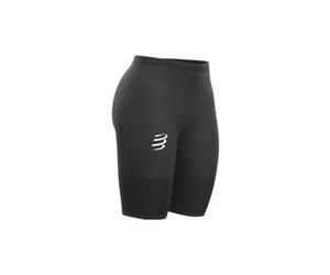 Pantaloncini compressport run under control da donna neri