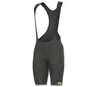 Pantaloncini con bretelle Corsa 2.0 nero/giallo S