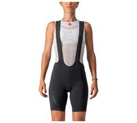 Pantaloncini con bretelle donna Velocissima 3 nero