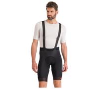 Pantaloncini con bretelle Fiandre nero