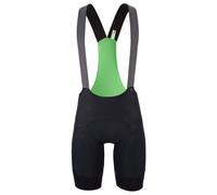 Pantaloncini con bretelle Grid Skin nero