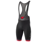 Pantaloncini con bretelle hotBOND nero/rosso S