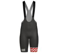 Santini La Vuelta Salida Oficial Monaco 2026 Bib Shorts Nero XL Uomo Grey Asphalt