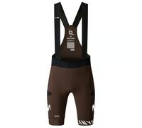 Pantaloncini con bretelle MOVISTAR TEAM GRAVEL SQUAD 2025 marrone