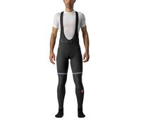 Pantaloncini con bretelle neri lunghi Castelli Polare 3, Taglia L