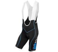 Pantaloncini con bretelle Performance Line III nero/blu 3XL
