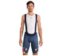 Pantaloncini con bretelle Red Bull-BORA-hansgrohe Race 2025 blu