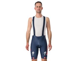 Pantaloncini con bretelle SOUDAL-QUICK-STEP Race 2025 blu scuro