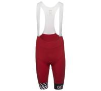 Pantaloncini con bretelle Swiftride Optical rosso XL