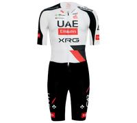 Pantaloncini con bretelle UAE TEAM EMIRATES - XRG 2026 bianco