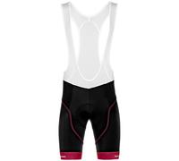 Pantaloncini con bretelle Ultra Gel nero/rosso S