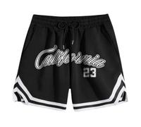 Pantaloncini con Rete Interna Uomo Basket Migliori Calcio Bagno Pantalone Doppio Grandi Pinces Rifle Bianche Outfit XXL Imbottita Passeggio Nylon Dye Imbottito Track