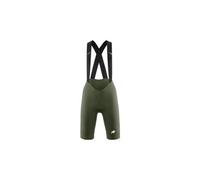 Pantaloncini corti con bretelle assos uma gt s11 verde donna