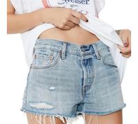 Pantaloncini corti da donna Levi's 501 blu denim W30