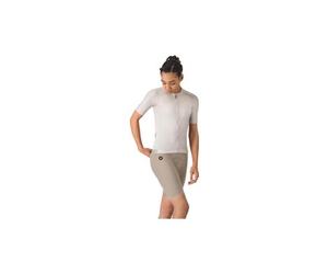 Pantaloncini corti senza bretelle castelli espresso 2 dt grigi da donna