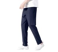 Pantaloncini da allenamento alla moda per uomini di taglia grande, tuta liscia da uomo, pantaloni dritti da jogging, pantaloni da allenamento a vestibilità sciolta, pantaloni da corsa leggeri