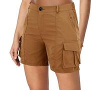 Pantaloncini da arrampicata da donna da trekking ad asciugatura rapida, pantaloncini cargo corti UPF 50+, pantaloncini sportivi elasticizzati per golf, pantaloncini tattici resistenti ai graffi