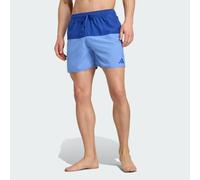 adidas Performance - Pantaloncini da bagno colorblock da 5" blu semilucido / blu fusione S