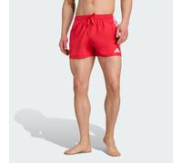 Pantaloncini da bagno a 3 strisce da 3 pollici Pure Ruby / White L