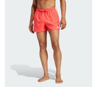Pantaloncini da bagno a 3 strisce da 3 pollici Semi Lucid Red / White M