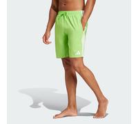 Pantaloncini da bagno a 3 strisce da 8 pollici Team Semi Sol Green2 / White XS