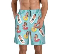 Pantaloncini da Bagno da Uomo con Foto Personalizzati Costume da Bagno da Uomo Personalizzato con Pantaloncini da Bagno con Viso con Foto Pantaloncini da Mare Personalizzati Pantaloncini da Surf
