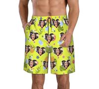 Pantaloncini da Bagno da Uomo con Foto Personalizzati Costume da Bagno da Uomo Personalizzato con Pantaloncini da Bagno con Viso con Foto Pantaloncini da Mare Personalizzati Pantaloncini da Surf