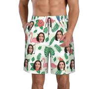 Pantaloncini da Bagno da Uomo con Foto Personalizzati Costume da Bagno da Uomo Personalizzato con Pantaloncini da Bagno con Viso con Foto Pantaloncini da Mare Personalizzati Pantaloncini da Surf