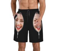 Pantaloncini da Bagno da Uomo con Foto Personalizzati Costume da Bagno da Uomo Personalizzato con Pantaloncini da Bagno con Viso con Foto Pantaloncini da Mare Personalizzati Pantaloncini da Surf
