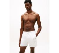 Pantaloncini da bagno di media lunghezza con tasca con zip ORIGINAL Bianco S Tinta unita