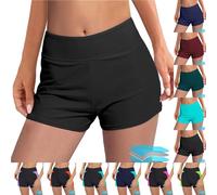 Pantaloncini da Bagno Donna,Boxer Pantaloncino Costume Donna,Costumi Assorbenti per Ciclo Mare,Mutande Bikini Vita Alta Slip,Mutande Mestruali,Costumi Curvy,Lovable Costumi da Bagno