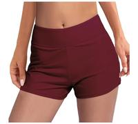 Pantaloncini da Bagno Donna,Boxer Pantaloncino Costume Donna,Costumi Assorbenti per Ciclo Mare,Mutande Bikini Vita Alta Slip,Mutande Mestruali Donna,Costumi Curvy,Lovable Costumi da Bagno Donna