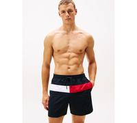 Pantaloncini da bagno media lunghezza Hilfiger Flag Blu S A righe
