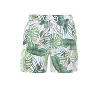 Pantaloncini da bagno Uomo s.Oliver M crema / verde / bianco