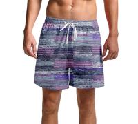 Pantaloncini da Bagno Uomo Taglie Forti Cotone Asciugatura Rapida Pantaloni Corti Casual vestibilità Classica Pantaloncini Calzoncini Sportivi Tasche Shorts L'Estate Spiaggia Bermuda Coulisse Breve