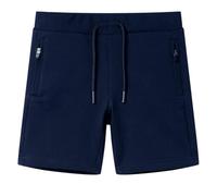 vidaXL Pantaloncini da Bambino Blu Marino 140