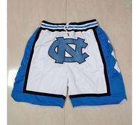 Pantaloncini da basket retro University Of North Carolina MJordan Cuciti