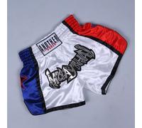 Pantaloncini da boxe durevoli forniture Muay Thai poliestere allenamento another