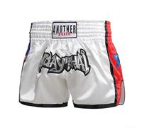Pantaloncini da boxe unisex in tessuto traspirante e vestibilità comoda per uno stile di vita attivo (3XL bianco)