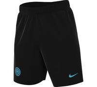 Pantaloncini da Calcio da Uomo Nike Dri-Fit Inter Milan 2025/26 Stadium Home Replica, Nero/Blu Cloro, HJ4676-010, L