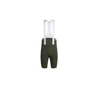 Pantaloncini da ciclismo con bretelle rapha brevet element cargo verde bianco da uomo
