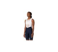 Pantaloncini da ciclismo con bretelle rapha core blu scuro bianco da donna