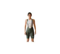 Pantaloncini da ciclismo corti per il ciclo mestruale wilma raphaelle color kaki da donna