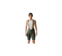 Pantaloncini da ciclismo corti per il ciclo mestruale wilma raphaelle color kaki da donna